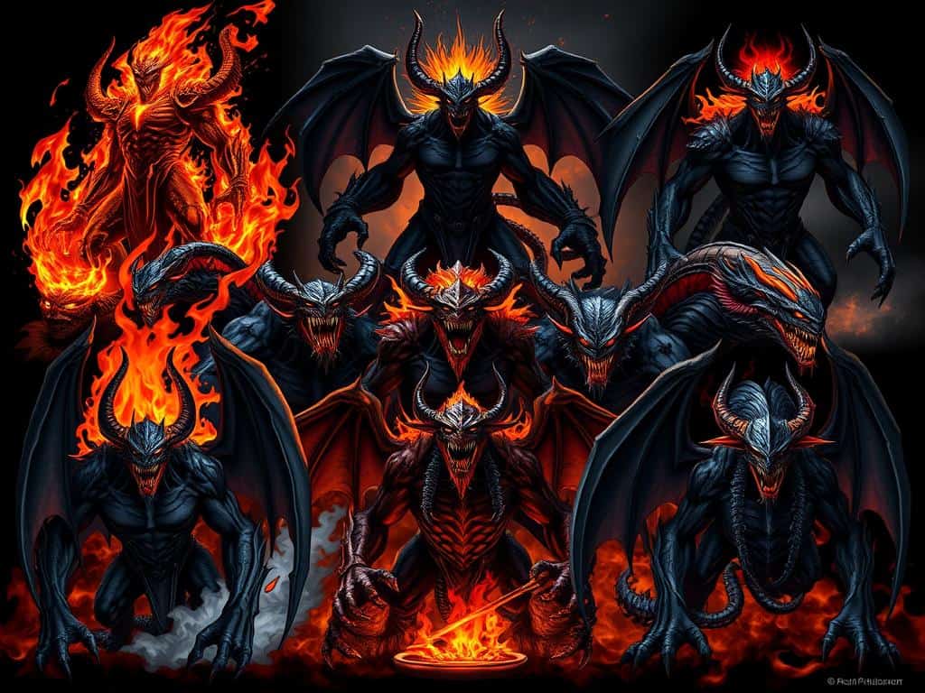 Balrog-Formen und Erscheinungsbilder