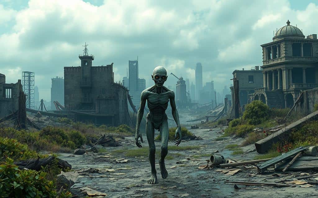 Ghul ähnlich der Fallout-Serie in der post-apokalyptischen Welt - Symbolbild Ghul ähnlich der Fallout-Serie in der post-apokalyptischen Welt - Symbolbild