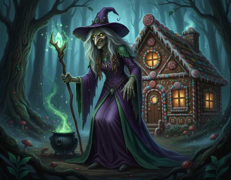 Die böse Hexe von Hänsel und Gretel