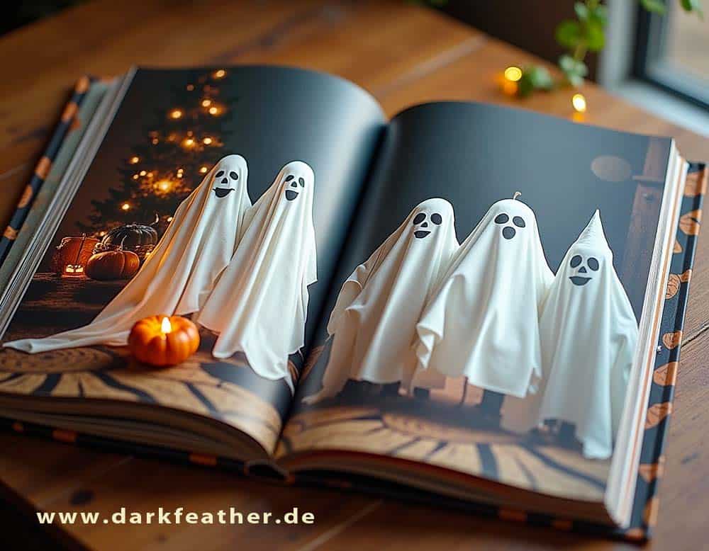 Fotobuch mit Gespensterparty zu Halloween Fotobuch mit Gespensterparty zu Halloween