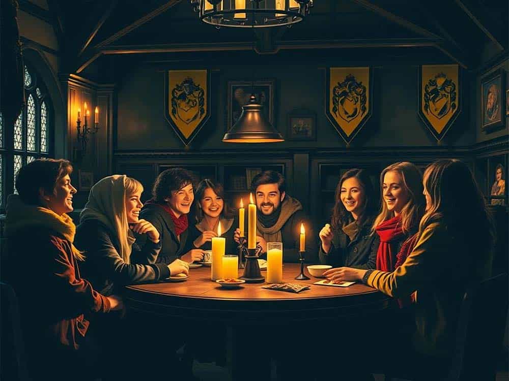 Fantasiebild als Symbolbild für Freundschaft und Loyalität in einer Zauberschule Fantasiebild als Symbolbild für Freundschaft und Loyalität in einer Zauberschule