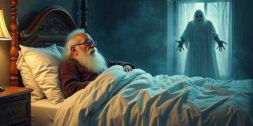 Geist der Weihnacht aus A Christmas Carol von Charles Dickens in der Weihnachtszeit (Symbolbild)