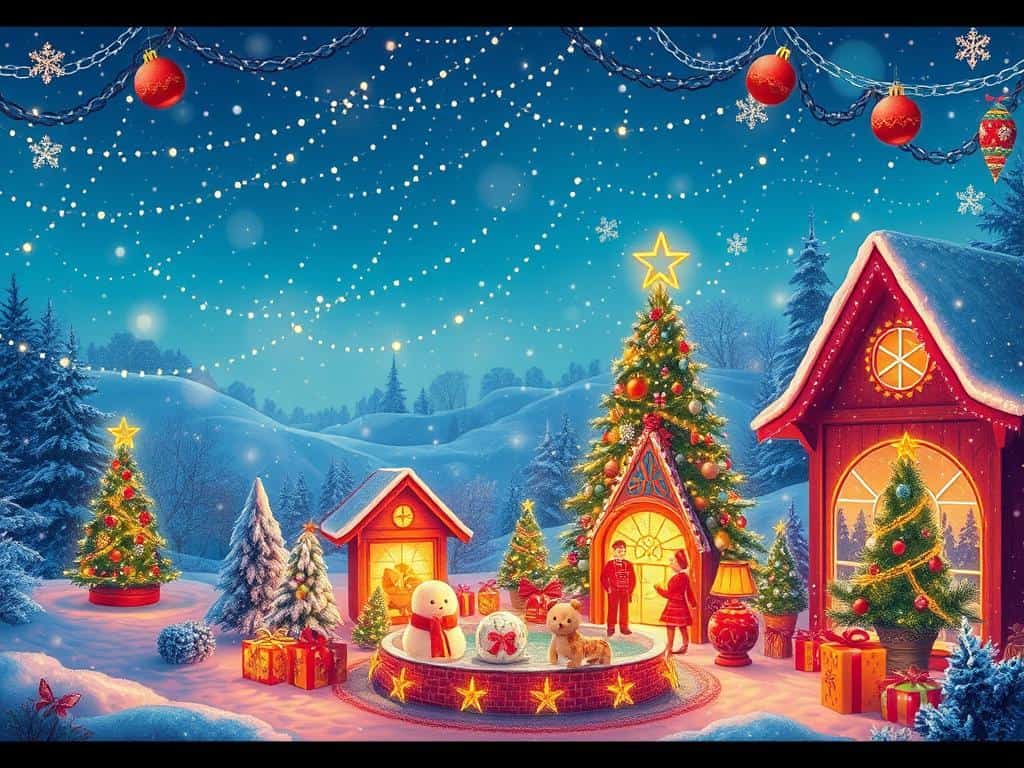 Die Atmosphäre des Geistes der gegenwärtigen Weihnacht