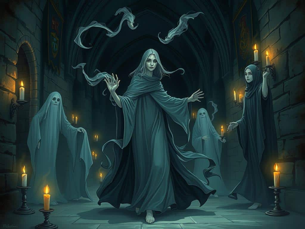 Fantasiebild als Symbolbild für Geister wie die von Hogwarts Fantasiebild als Symbolbild für Geister wie die von Hogwarts