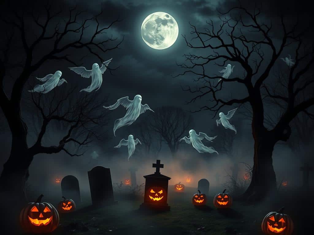 Geister zu Halloween