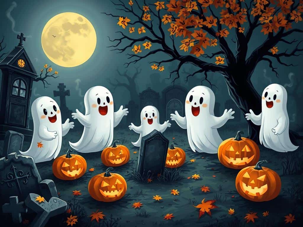 Geisterwitze und Halloween-Sprüche