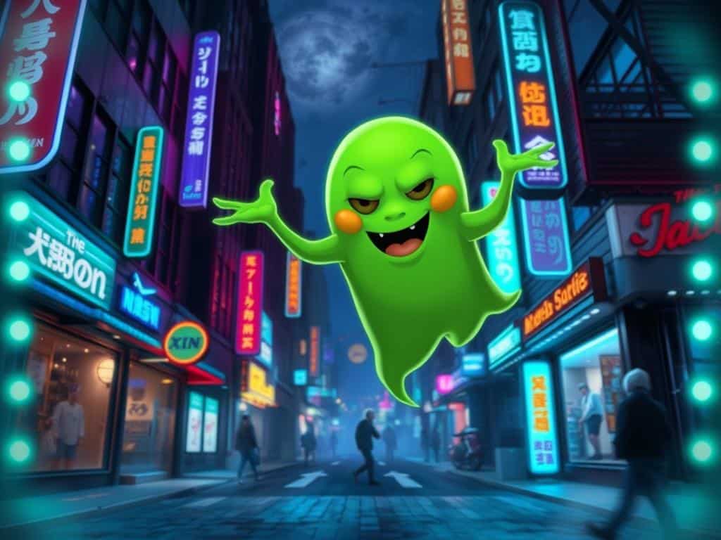 Ghostbusters grüner Geist (Symbolbild) Ghostbusters grüner Geist (Symbolbild)