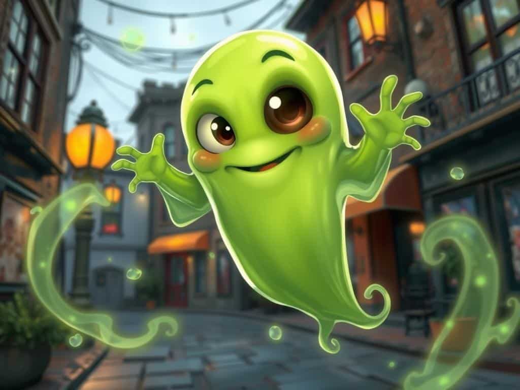 Ghostbusters grüner Geist (Symbolbild) Ghostbusters grüner Geist (Symbolbild)