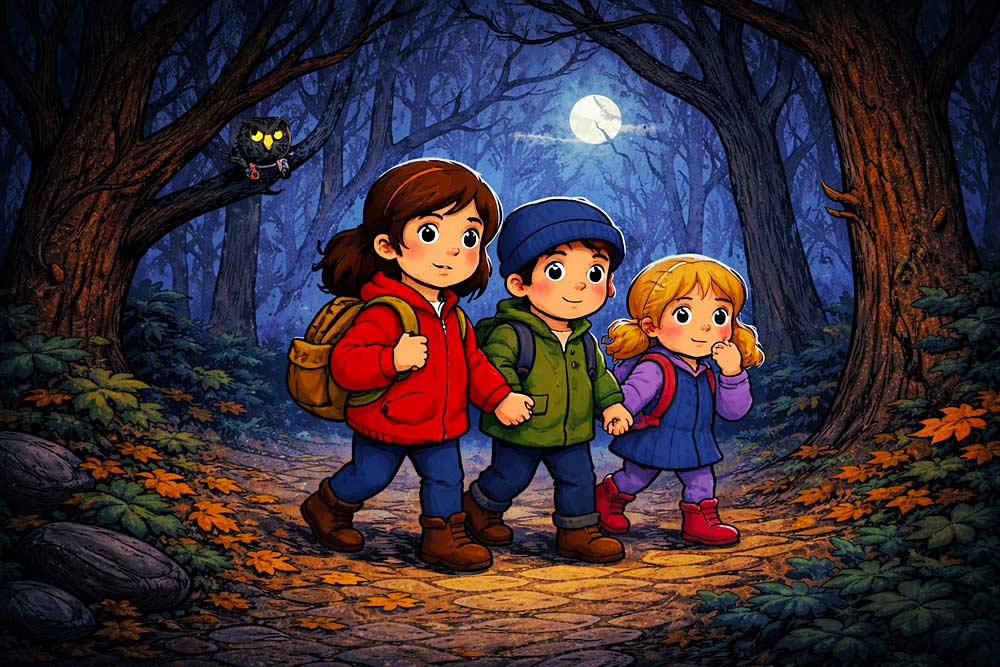 Gruselgeschichte: Der unheimliche Ruf im Wald Gruselgeschichte: Der unheimliche Ruf im Wald