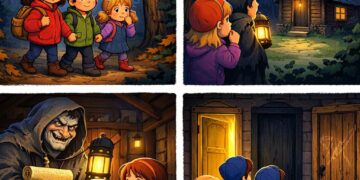 Gruselgeschichte zum Vorlesen: Der unheimliche Ruf im Wald