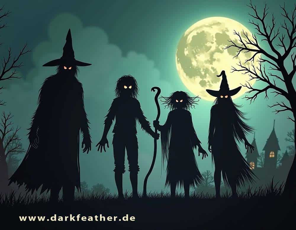 Gruselige Halloween-Wesen
