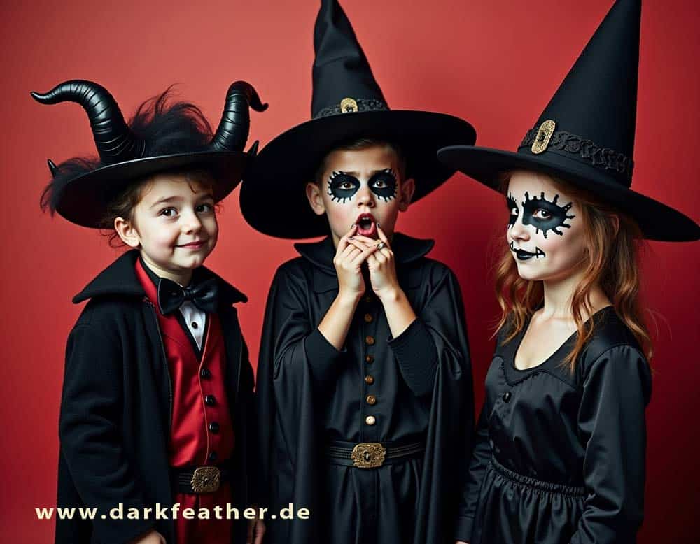 Halloween Kinder Kostüme für Halloween Kreaturen und Schminkideen