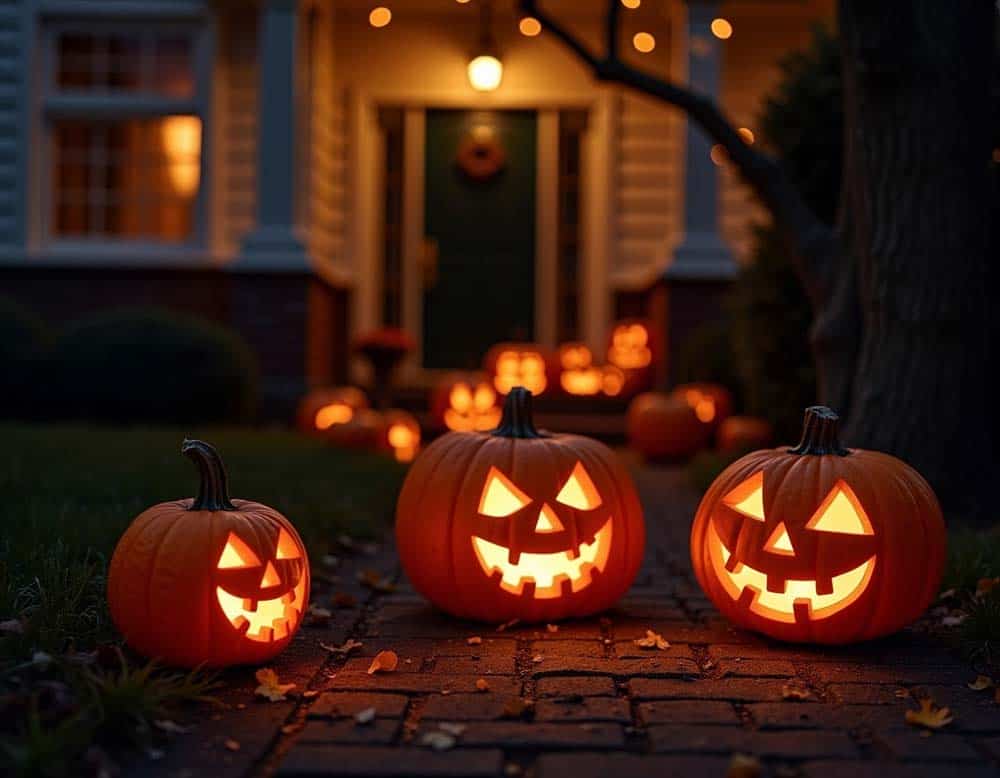 Halloween mit Jack O’Lantern Laternen Halloween mit Jack O’Lantern Laternen (NF)