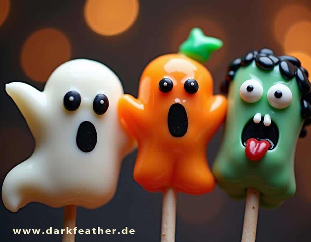 Gespenster Lutscher als Halloween Süßigkeiten Gespenster Lutscher als Halloween Süßigkeiten (NF)