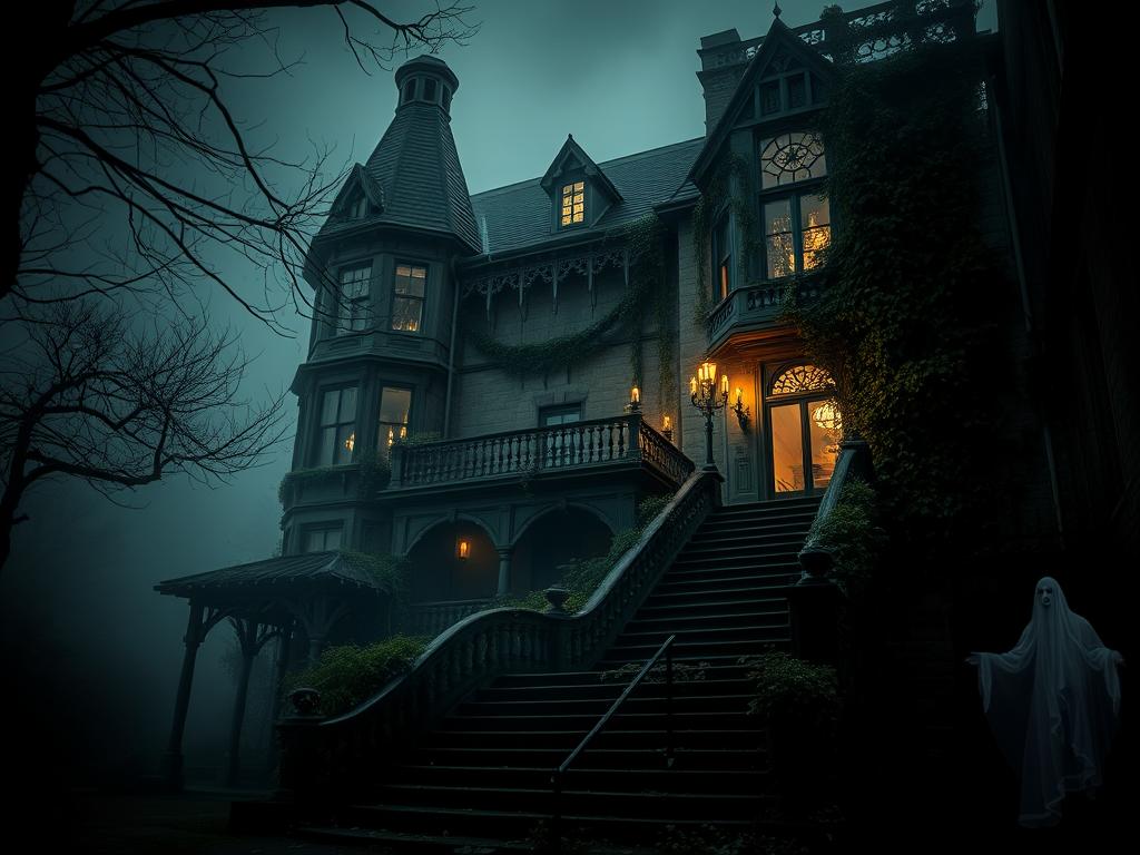 Haunted House Szene Haunted House Szene