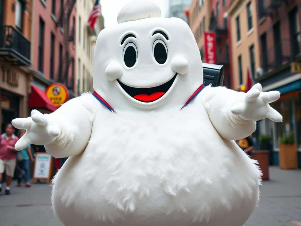 Marshmallow Geist Kostüm (Symbolbild) Marshmallow Geist Kostüm (Symbolbild)