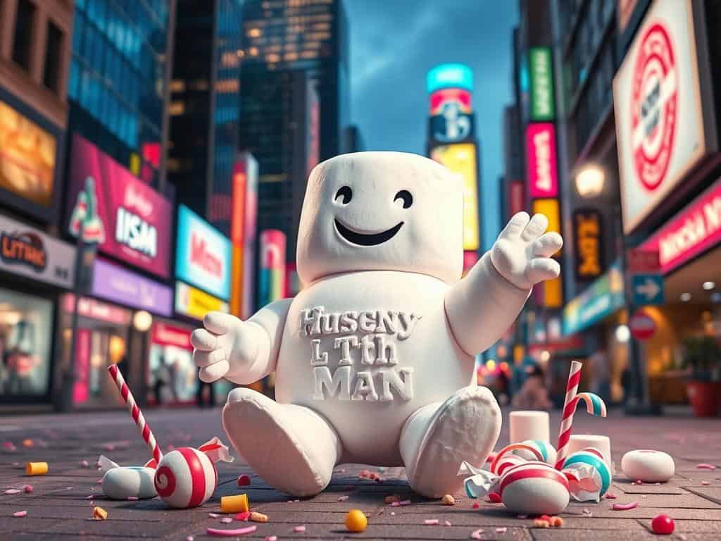 Marshmallow Geist in der Werbung (Symbolbild) Marshmallow Geist in der Werbung (Symbolbild)