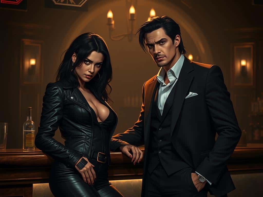 Fantasiebild als Symbolbild für eine Frau wie Mazikeen (Maze) aus der Serie "Lucifer"