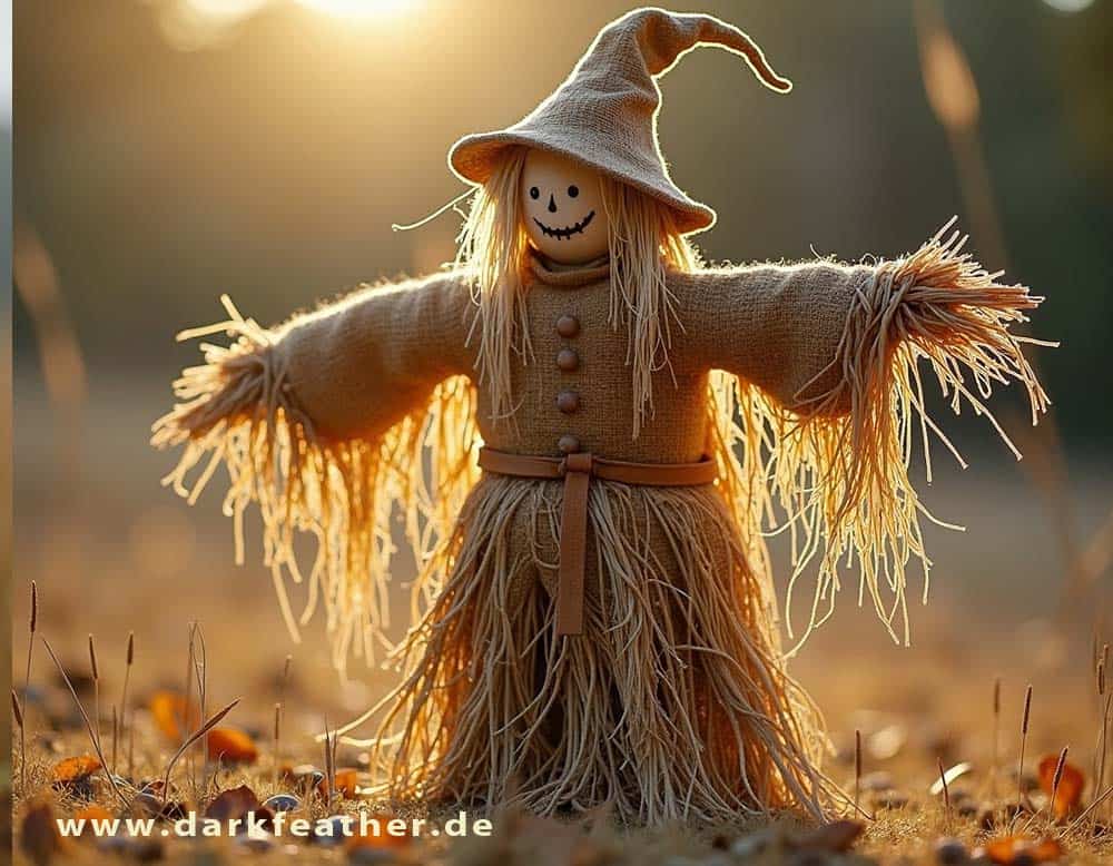 Die Schreckschraube heute als Strohpuppe dargestellt Die Schreckschraube heute als Strohpuppe dargestellt