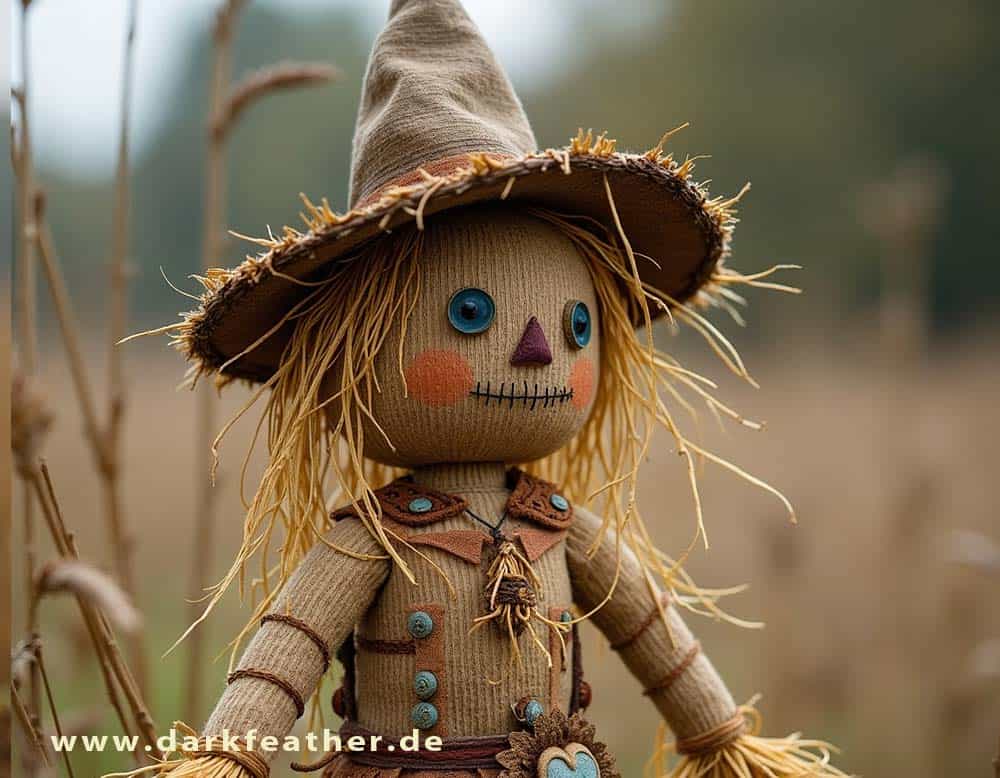 Die Schreckschraube heute als Strohpuppe Die Schreckschraube heute als Strohpuppe