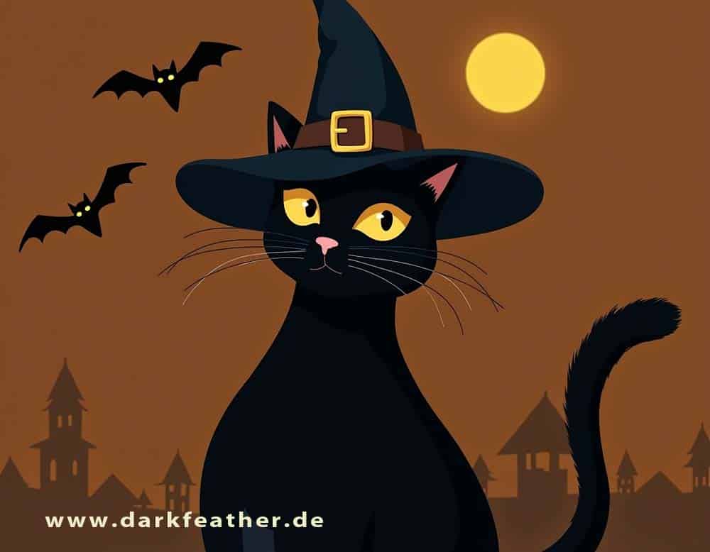 Schwarze Katze zu Halloween Schwarze Katze zu Halloween (NF)