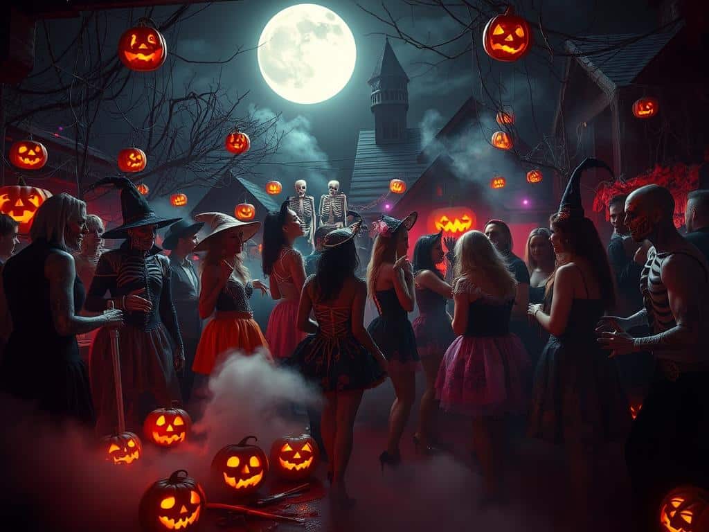 Untote Halloween-Feier