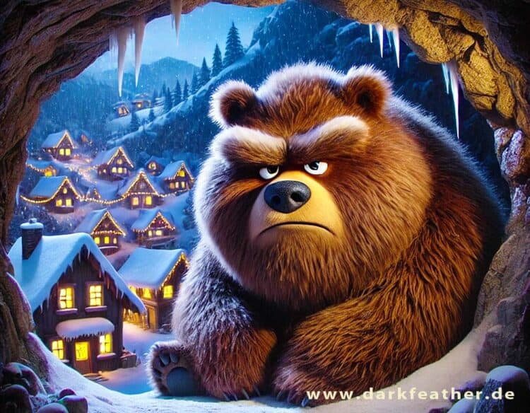 Der Bär Brummelbart und seine Reise von einem mürrischen Weihnachtsverächter zu einem fröhlichen Festtagsfreund