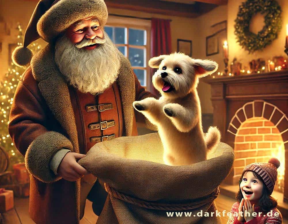 Knecht Ruprecht bringt einen Zauberhund Knecht Ruprecht bringt einen Zauberhund