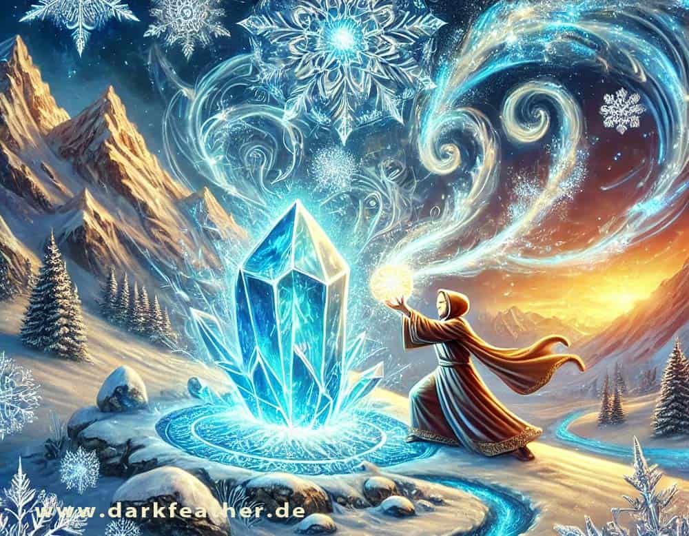 Die Schreckschraube heilt den Kristall und entfesselt den Winter Die Schreckschraube heilt den Kristall und entfesselt den Winter