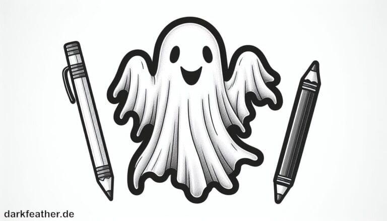 Mehr über den Artikel erfahren Halloween Gespenst Ausmalbild