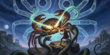 Der Krebs als Sternzeichen erinnert an den Kampf gegen die Hydra