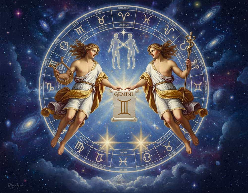 Du betrachtest gerade Zwei Seiten des Sternzeichens Zwilling – Kastor und Pollux im Mythos