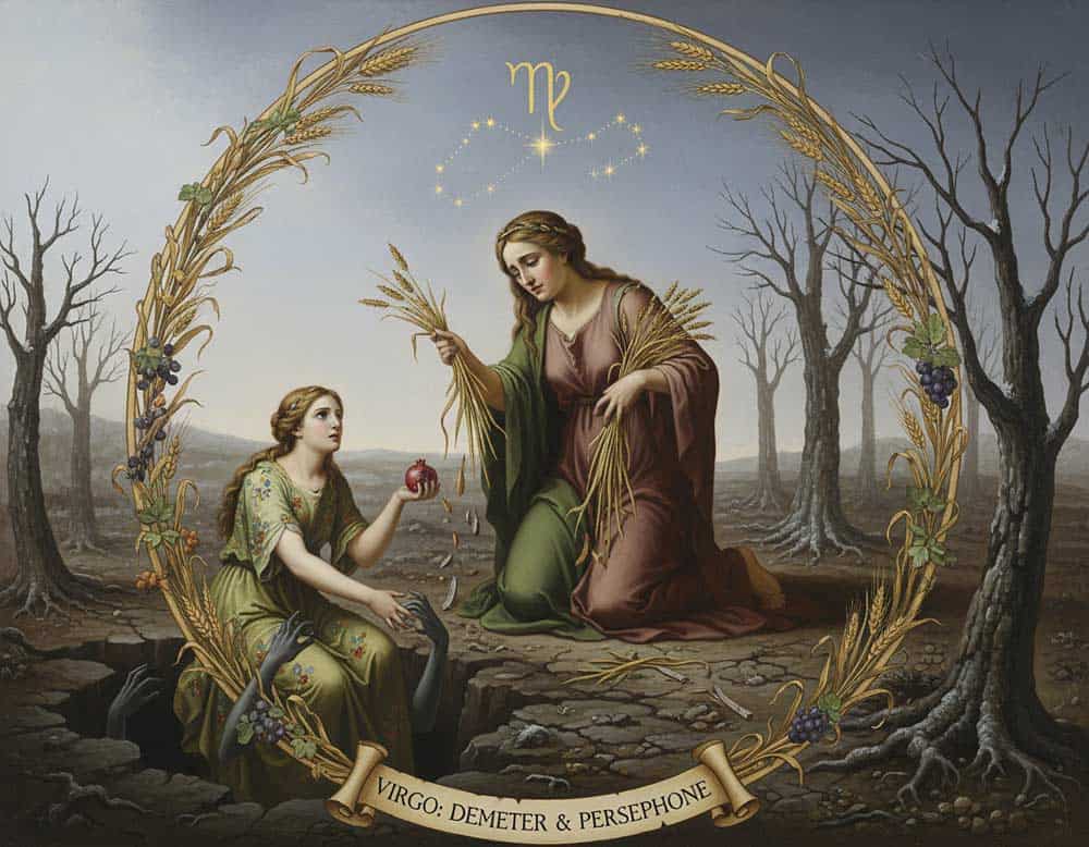 Sternzeichen Jungfrau - Demeter und Persephone die Wurzeln des Mythos Sternzeichen Jungfrau - Demeter und Persephone die Wurzeln des Mythos