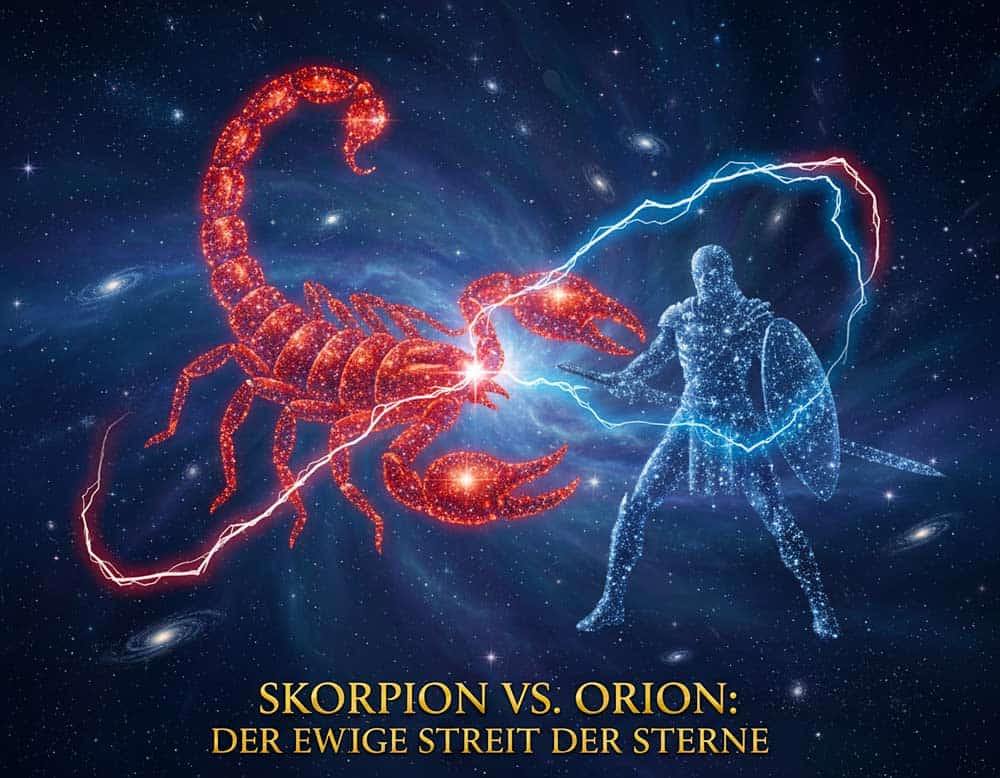 Das Sternzeichen Skorpion macht der Streit mit Orion tief und mächtig