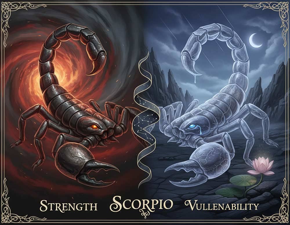 Der Skorpion, der Orion tötete mit Leidenschaft, Geheimnis, Transformation