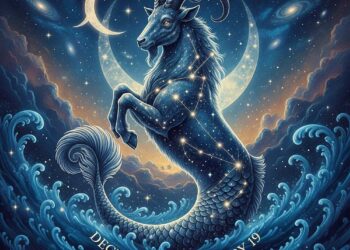 Sternbild Steinbock in alter Darstellung