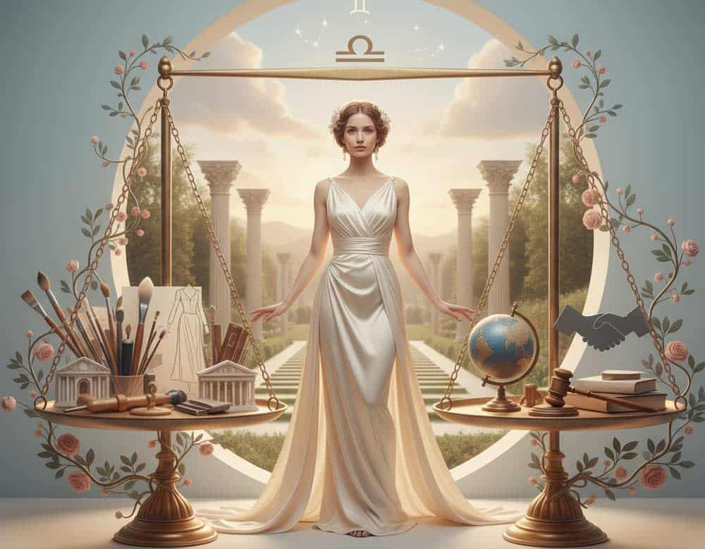 Ästhetik, Diplomatie und Erfolg im Zeichen Waage in der Astrologie