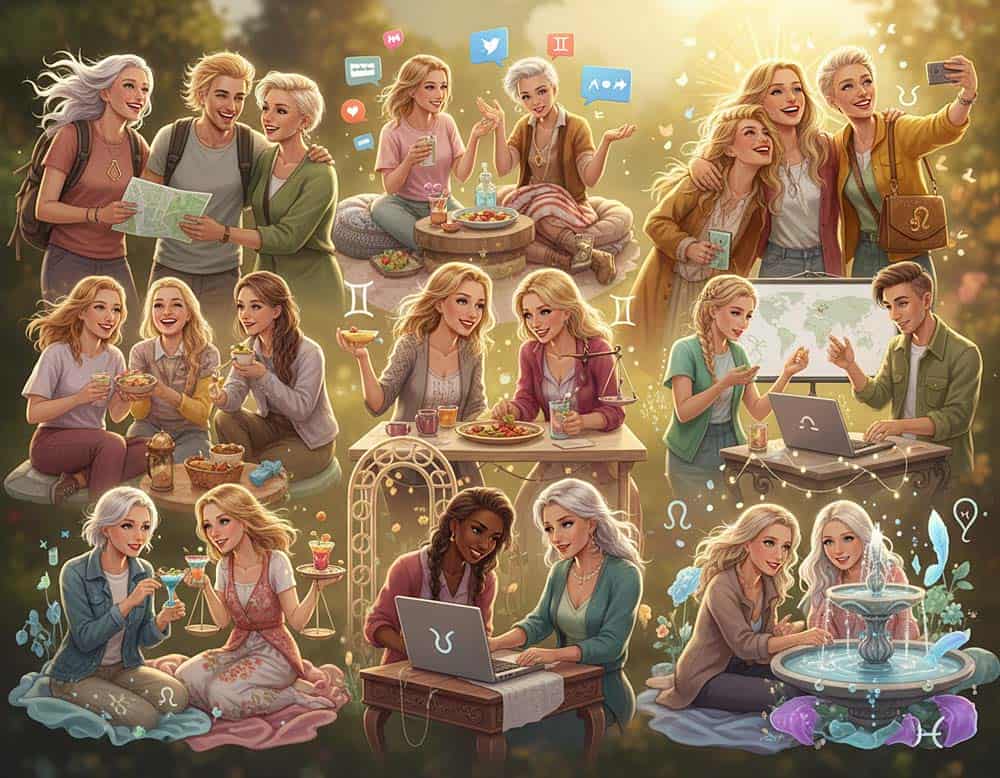 Sternzeichen in modernen zwischenmenschlichen freundschaftlichen Beziehungen