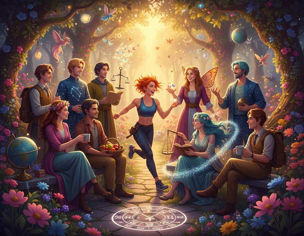 Bedeutung von Sternzeichen in zwischenmenschlichen freundschaftlichen Beziehungen