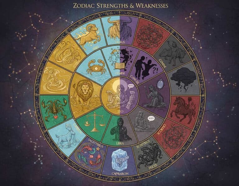 Mehr über den Artikel erfahren Die geheimen Stärken und Schwächen der 12 Tierkreiszeichen