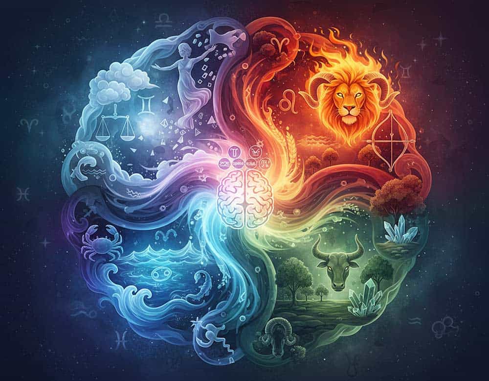 Wie die zwölf Zeichen unterschiedliche Gefühlswelten formen