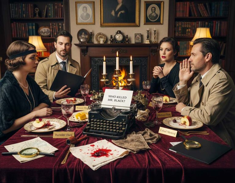 Mehr über den Artikel erfahren Dein eigenes Krimidinner: So wirst du zum perfekten Spielleiter