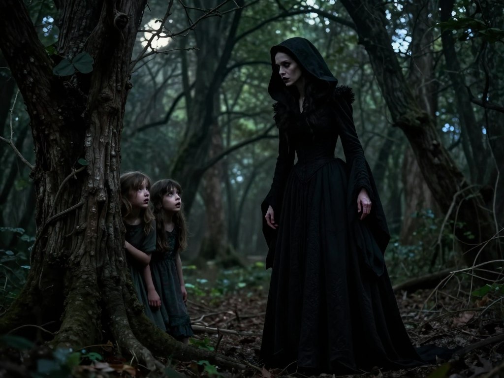 Die böse Stiefmutter aus „Brüderchen und Schwesterchen“