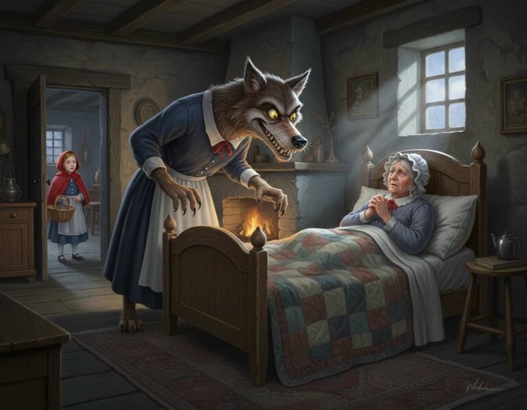 Mehr über den Artikel erfahren Der große böse Wolf aus „Rotkäppchen“