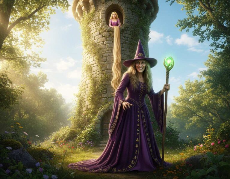 Mehr über den Artikel erfahren Die böse Hexe aus „Rapunzel“