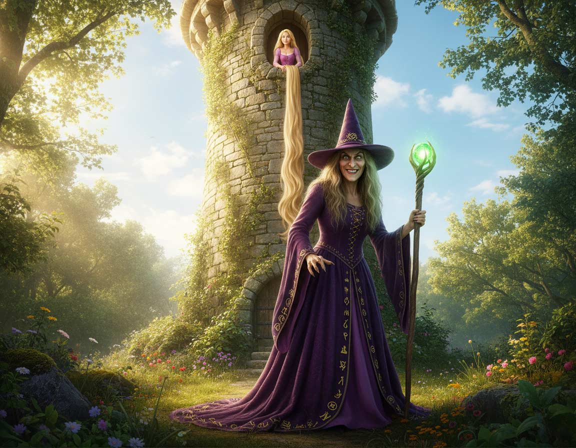 Du betrachtest gerade Die böse Hexe aus „Rapunzel“