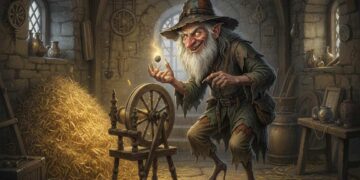 Rumpelstilzchen aus Grimms Märchen