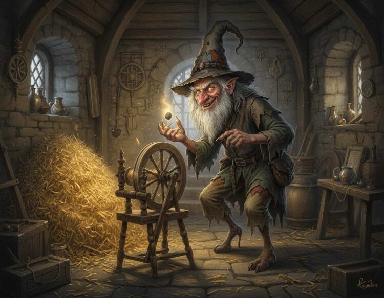 Rumpelstilzchen aus Grimms Märchen